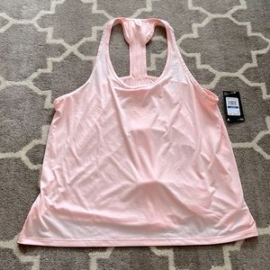 Pink Under Armour workout tank